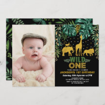 Wild One Tropical Jungle Safari 1. Geburtstag Part