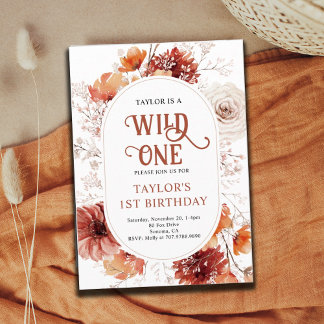 Wild One zum Geburtstag | 1. Geburtstag Einladung