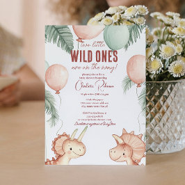Wild Ones und Twins Baby Dusche Einladung