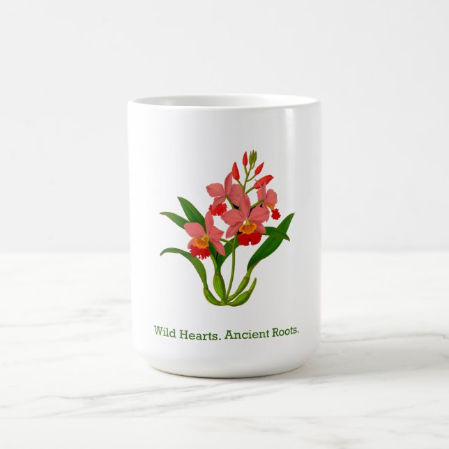Wild Orchid Bloom Kaffeetasse (Mittel)