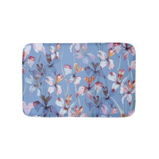 Wild Orchid Elegante: Watercolor Luxus Badematte