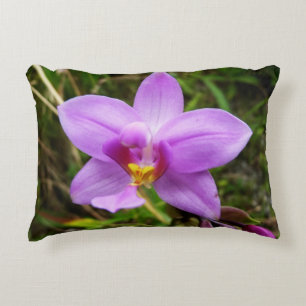 Wild Orchid Lila tropische Blume Dekokissen