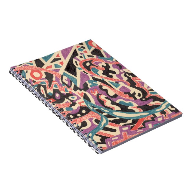 "Wild" Original Abstrakt Notizblock (Rechte Seite)
