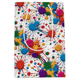 Wild Paint Spritzer Mittlere Geschenktüte