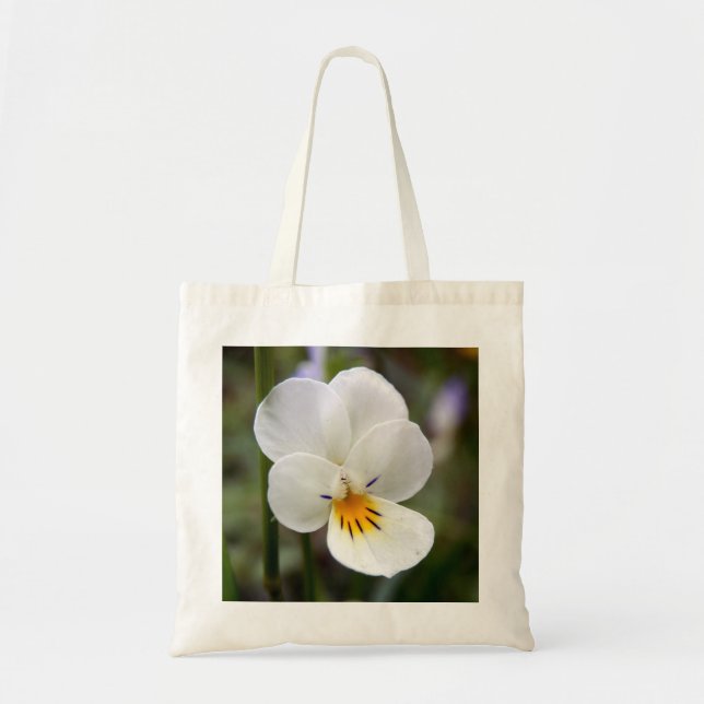 Wild Pansy Budget Tote Bag Tragetasche (Vorne)