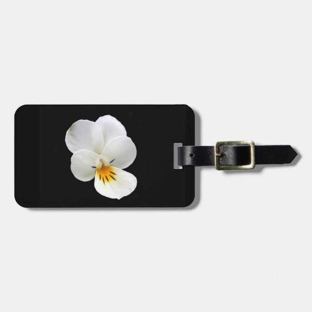 Wild Pansy Gepäcktag Gepäckanhänger (Vorderseite horizontal)