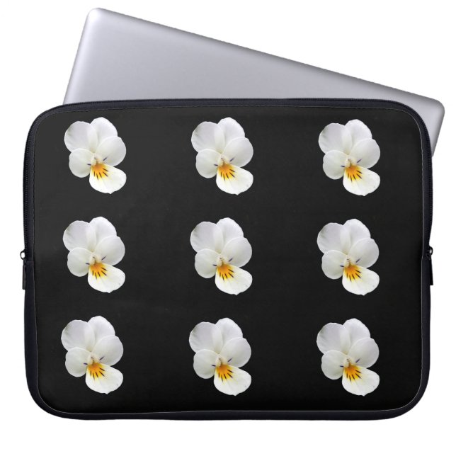 Wild Pansy Laptop Sleeve (Vorderseite)
