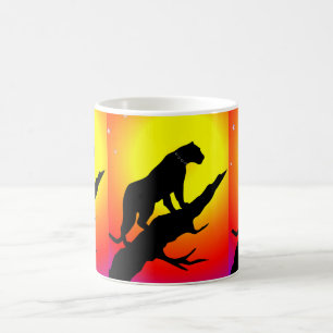 Wild Panther White Coffee Tasse