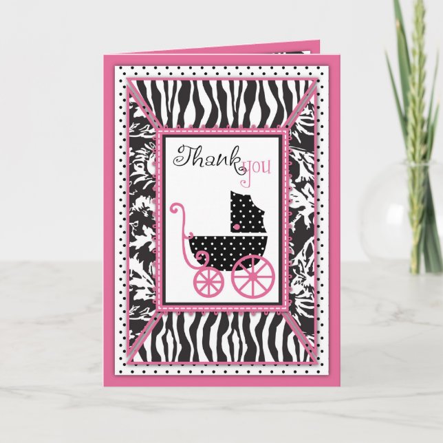 Wild Patchwork TY Card Dankeskarte (Vorderseite)