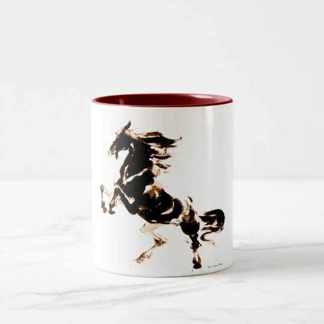 Wild Pferde Tasse (Mittel)