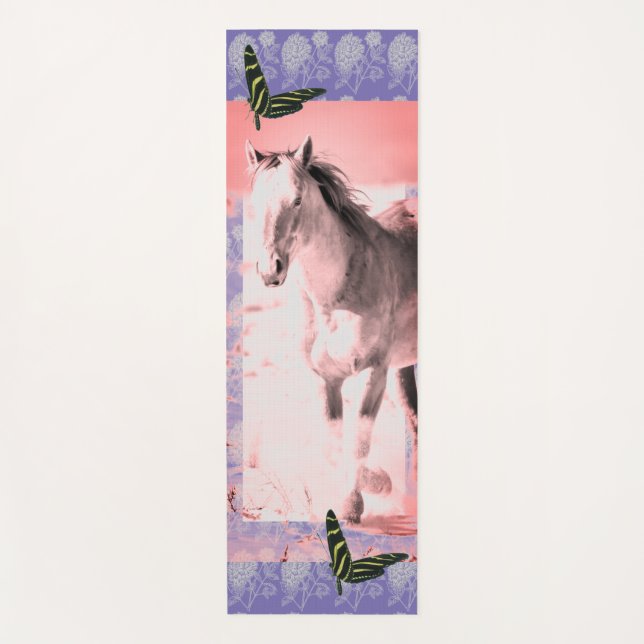 WILD PFERDE VON UTAH YOGA Mat Yogamatte (Vorderseite)