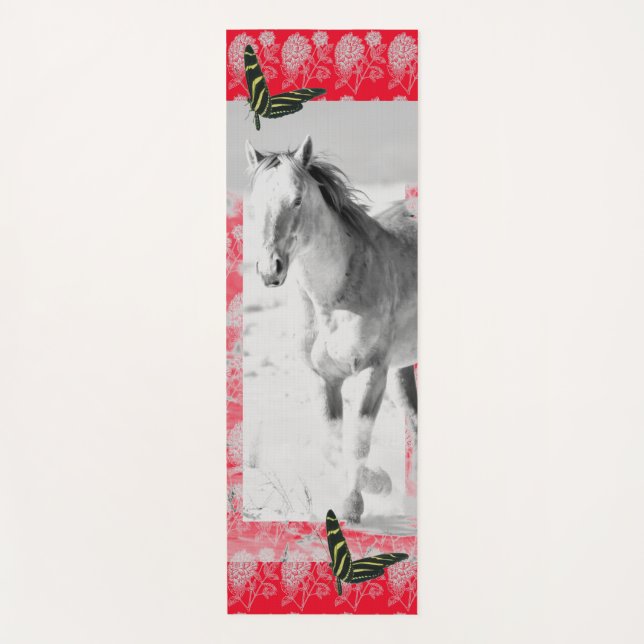 WILD PFERDE VON UTAH YOGA Mat Yogamatte (Vorderseite)