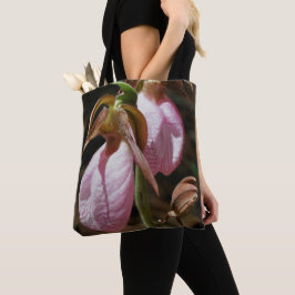 Wild Pink Lady Slipper Orchid Pair Tasche