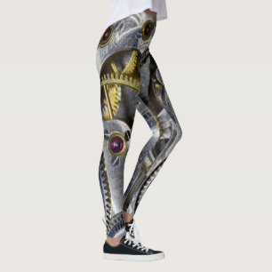 Wild Pocket Watch Face Fashion Leggings