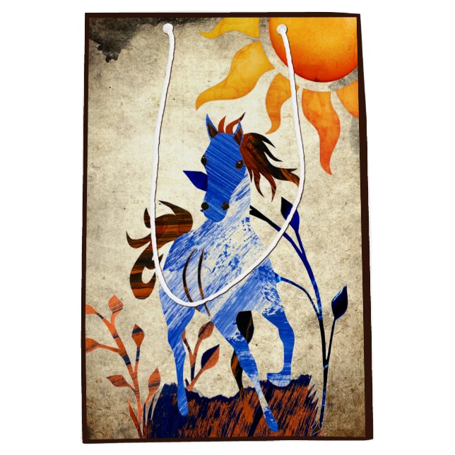 Wild Pony mit Sun Horse Mittlere Geschenktüte (Vorderseite)