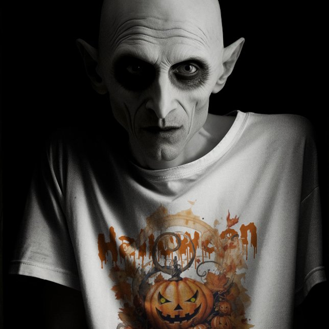 Wild Pumpkins T-Shirt (T-Shirt Halloween by Hotpopcolors)