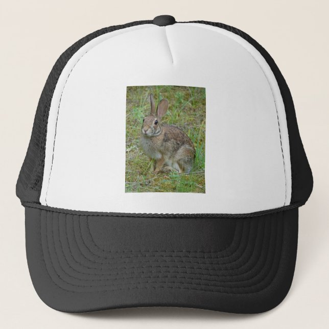 Wild-Rabbit-Cottontail Apparel and Gifts Truckerkappe (Vorderseite)