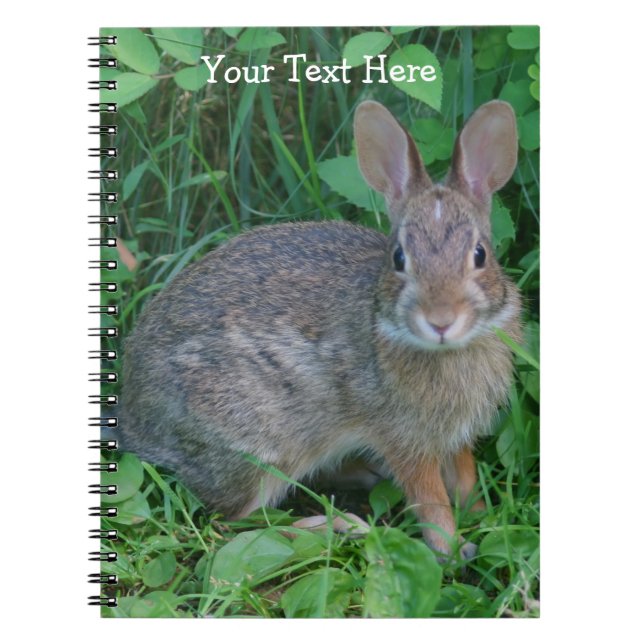 Wild Rabbit Nature Notebook Notizblock (Vorderseite)