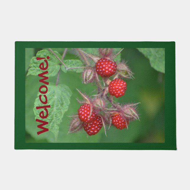 Wild Raspberry Fußmatte (Vorderseite)