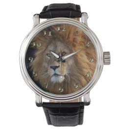 Wild Raubtier Löwe mit Mane Armbanduhr