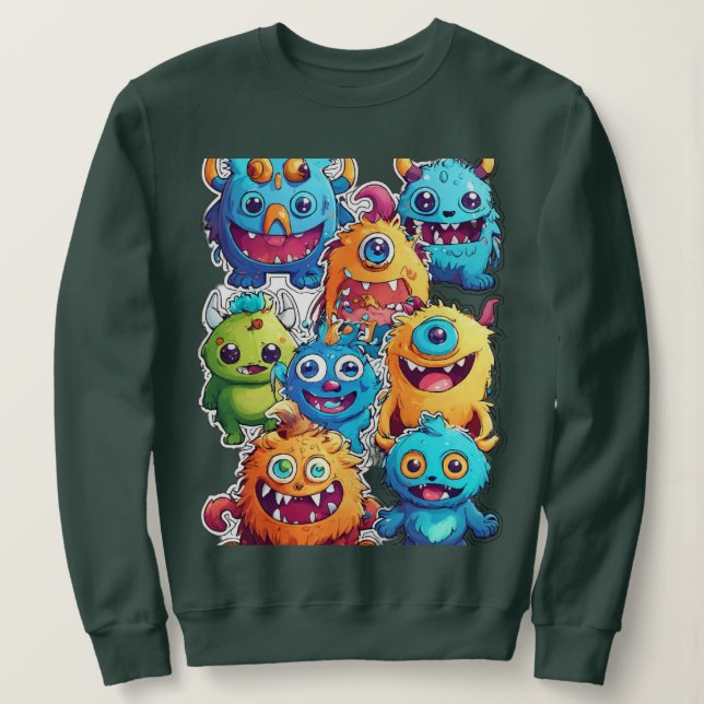 Wild Ride Monster Truck T-Shirt Sweatshirt (Design vorne)