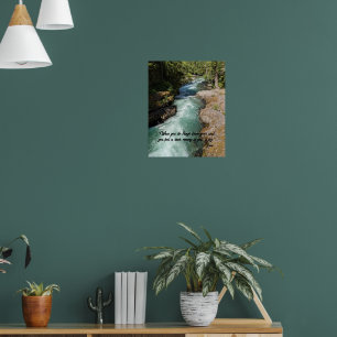 Wild River Rumi Gedichtvers Poster