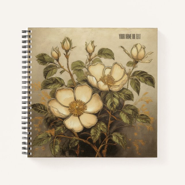 Wild Rose & Woodland Wonders  Notizbuch (Vorderseite)