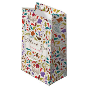 Wild Rose Woods Exotischer Blumengarten Hochzeit Kleine Geschenktüte