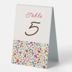 Wild Rose Woods Exotischer Blumengarten Hochzeit Tischaufsteller