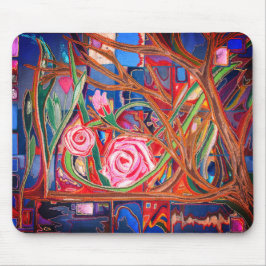 Wild roses mousepad