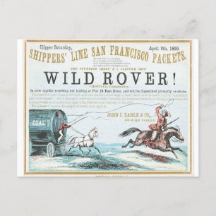 Wild Rover Clipper Postkarte