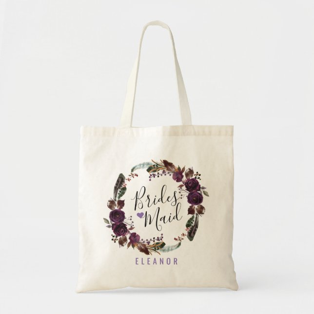 Wild Royal Bloom Bouquet | Bridesmaid Tragetasche (Vorne)