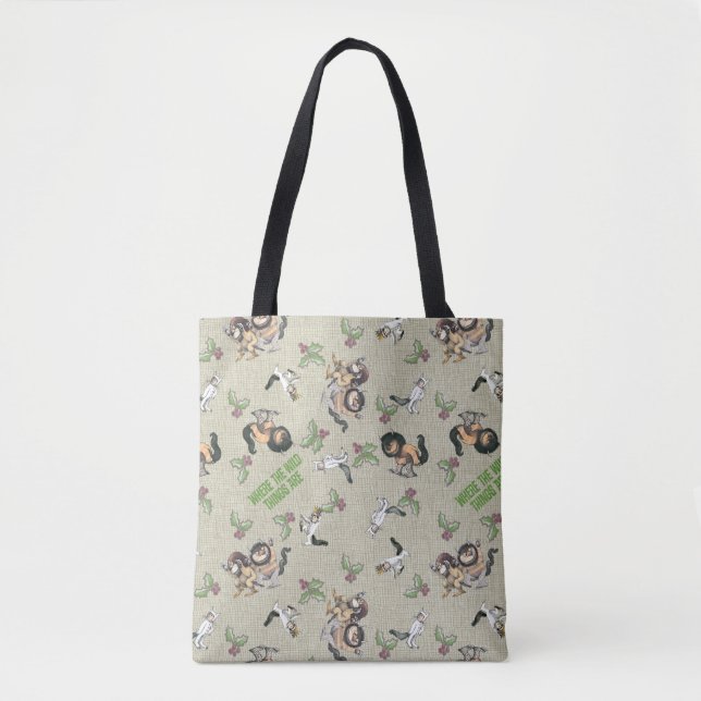 Wild Rumpus Holiday Pattern Tasche (Vorderseite)