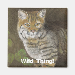 Wild Sache Bobcat Magnet
