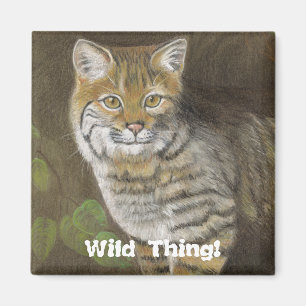 Wild Sache Bobcat Magnet