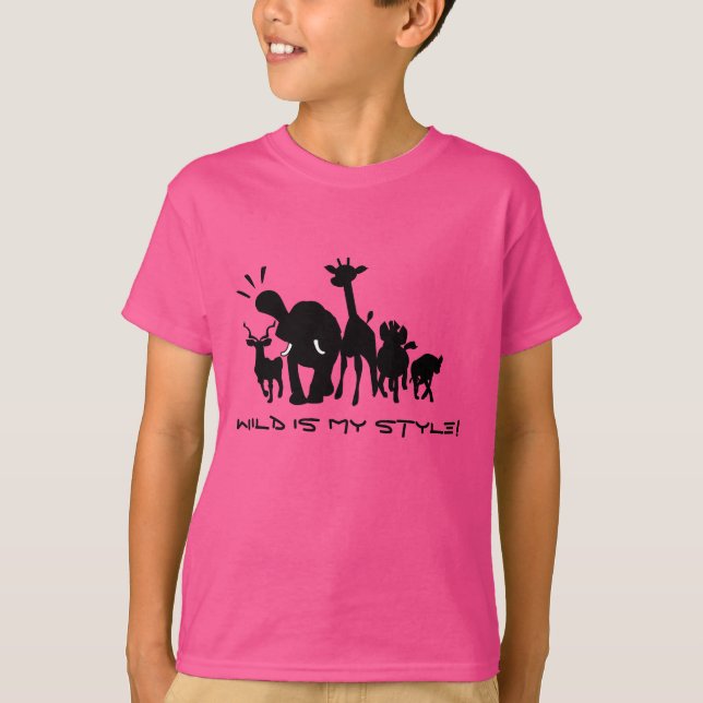 Wild Safari Animals T-Shirt (Vorderseite)