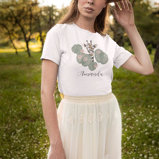 Wild Safari Giraffe Animal Women's T-Shirt (Von Creator hochgeladen)