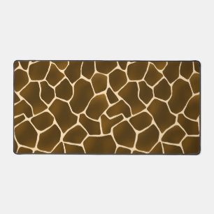 Wild Safari Natural Giraffe Print Schreibtischunterlage