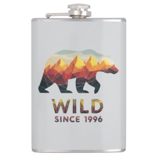 Wild seit 1996 Bär Flachmann