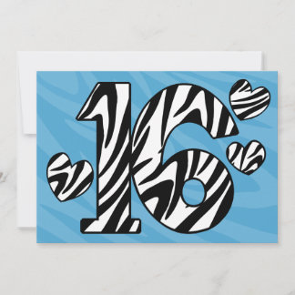 Wild Sixteen Einladung