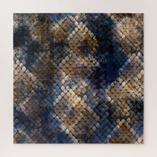 Wild Snakeskin Wasserfarbe Nahtlose Gestaltung