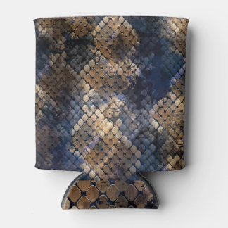 Wild Snakeskin Wasserfarbe Nahtlose Gestaltung Dosenkühler