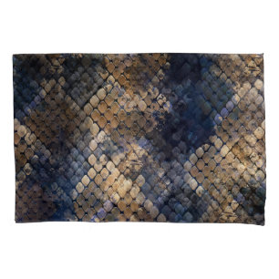 Wild Snakeskin Wasserfarbe Nahtlose Gestaltung Kissenbezug