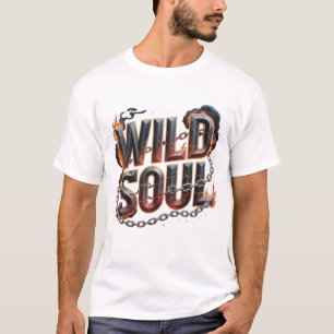 Wild Soul Fire Chain Herren T-Shirt – Rebel Energy