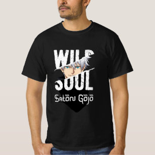 Wild Soul – Satoru Gojo Anime Grafik-T-Shirt 👕🔥 T-Shirt