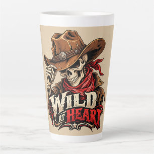 Wild-Soul-Skelett-Cowboy-Western-Design Milchtasse