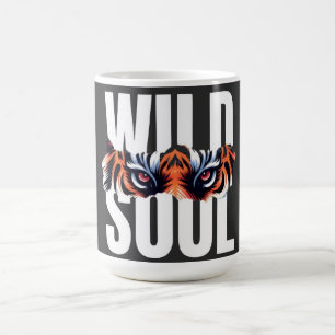 Wild Soul Tiger Eyes Kaffeetasse Wilder Tier-Gr