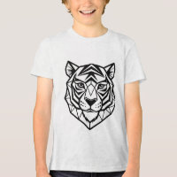 Wild Spirit - Youth Tiger Graphic Tri-Blend T-Shir