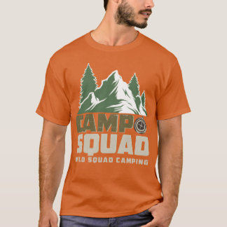 WILD SQUAD CAMPING retro T-Shirt
