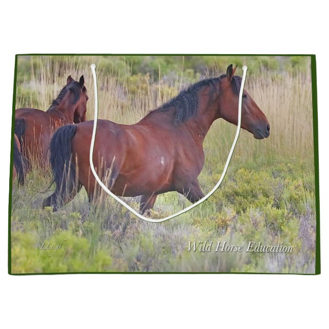 Wild Stallion Geschenktasche Große Geschenktüte (Vorderseite)